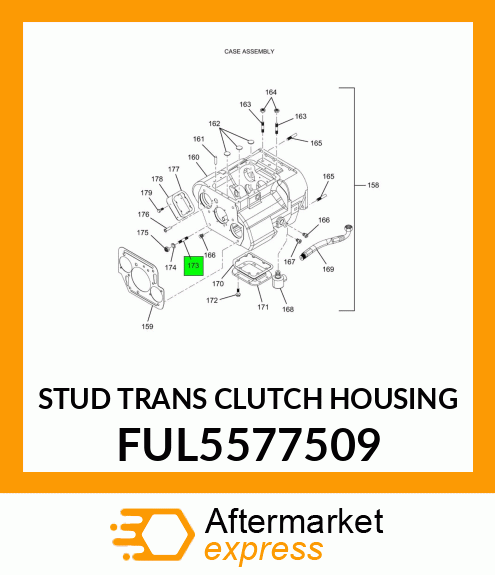 STUD TRANS CLUTCH HOUSING FUL5577509
