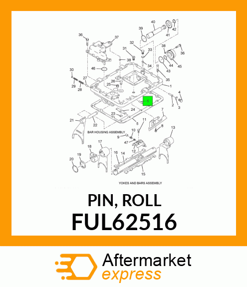 PIN, ROLL FUL62516