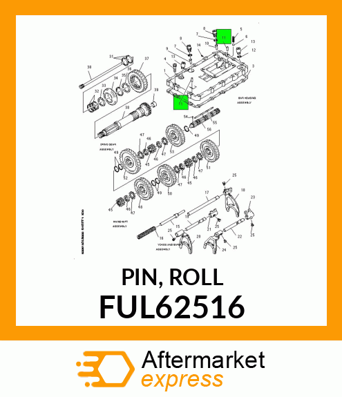 PIN, ROLL FUL62516