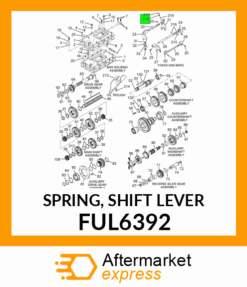 SPRING, SHIFT LEVER FUL6392