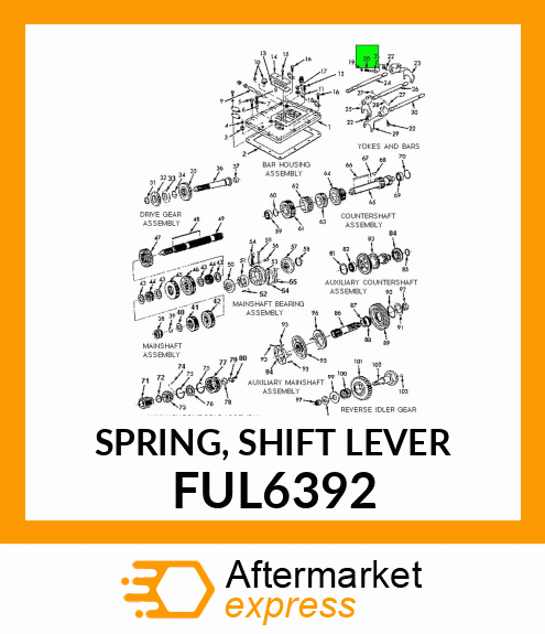 SPRING, SHIFT LEVER FUL6392