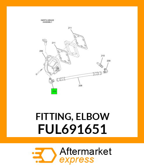 FITTING, ELBOW FUL691651