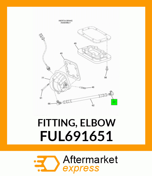 FITTING, ELBOW FUL691651