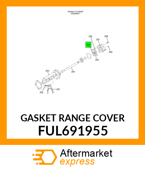 GASKET RANGE COVER FUL691955