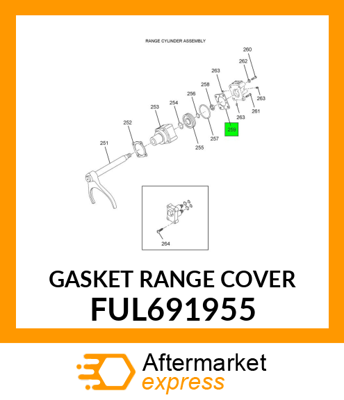 GASKET RANGE COVER FUL691955