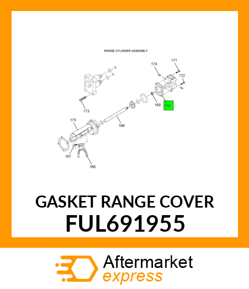 GASKET RANGE COVER FUL691955