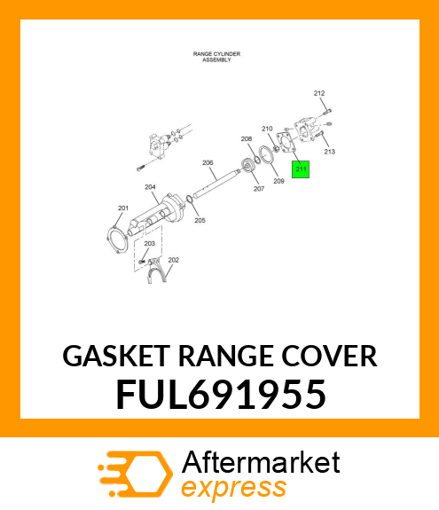 GASKET RANGE COVER FUL691955