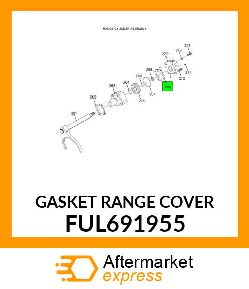 GASKET RANGE COVER FUL691955