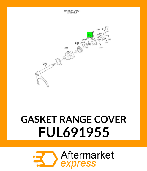 GASKET RANGE COVER FUL691955