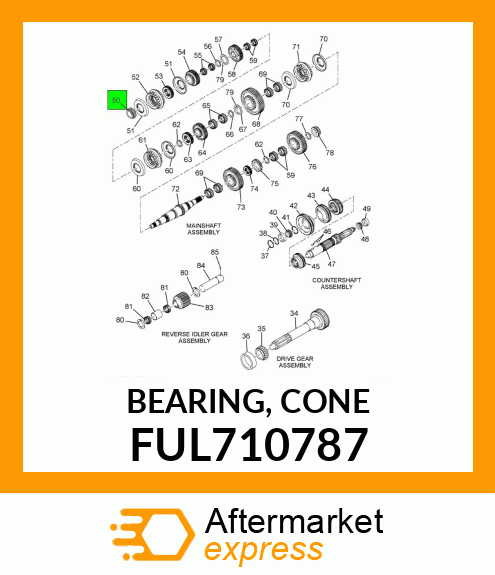 BEARING, CONE FUL710787