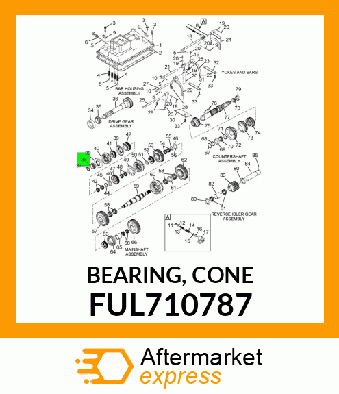 BEARING, CONE FUL710787