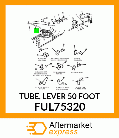 TUBE, LEVER 50 FOOT FUL75320