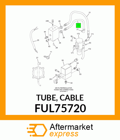 TUBE, CABLE FUL75720