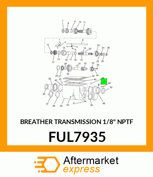 BREATHER TRANSMISSION 1/8" NPTF FUL7935