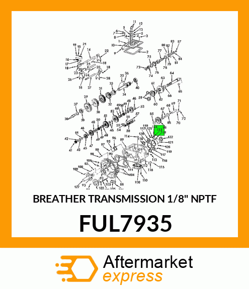 BREATHER TRANSMISSION 1/8" NPTF FUL7935