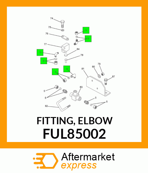 FITTING, ELBOW FUL85002