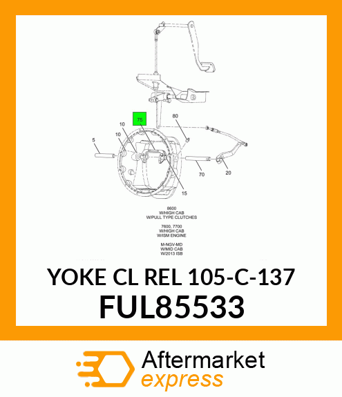 YOKE CL REL 105-C-137 FUL85533