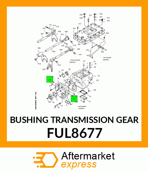 BUSHING TRANSMISSION GEAR FUL8677