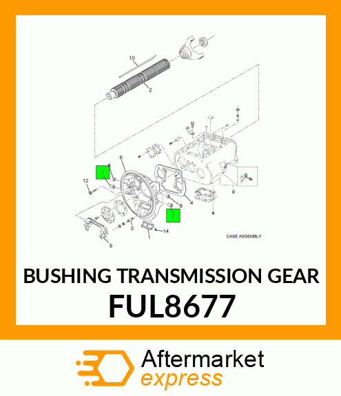 BUSHING TRANSMISSION GEAR FUL8677