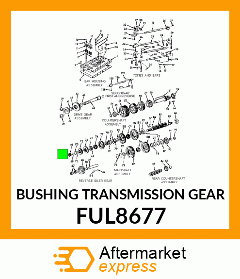 BUSHING TRANSMISSION GEAR FUL8677