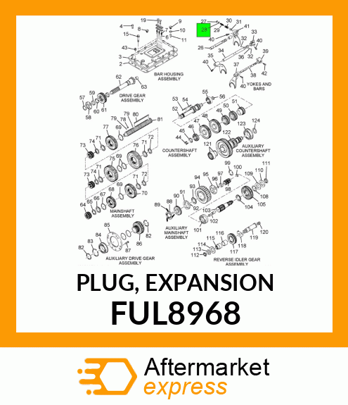 PLUG, EXPANSION FUL8968