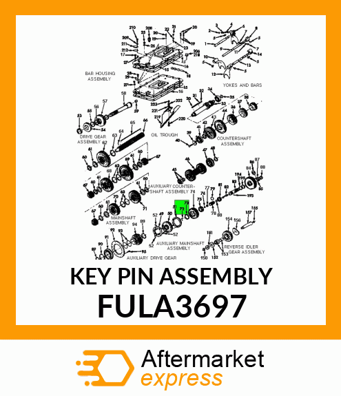 KEY PIN ASSEMBLY FULA3697