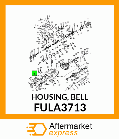 HOUSING, BELL FULA3713