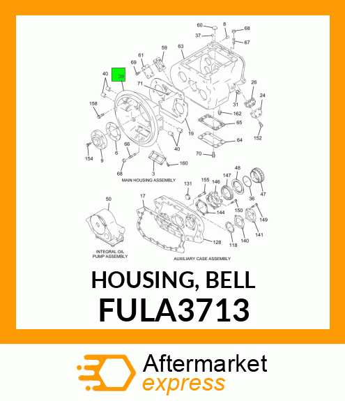 HOUSING, BELL FULA3713