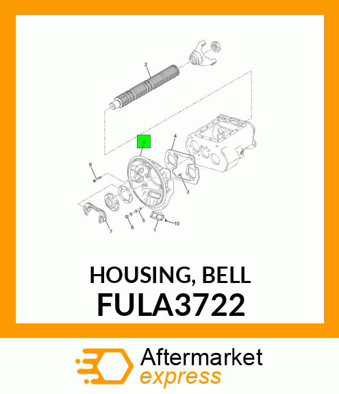 HOUSING, BELL FULA3722