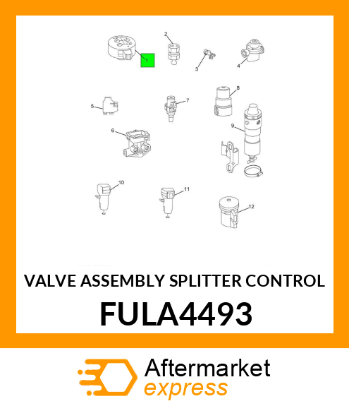 VALVE ASSEMBLY SPLITTER CONTROL FULA4493