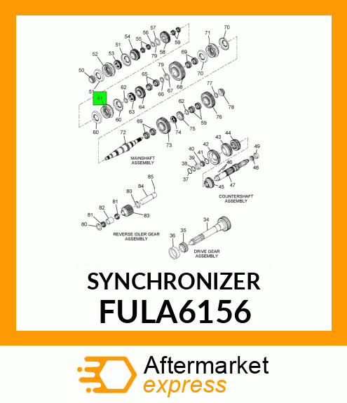 SYNCHRONIZER FULA6156