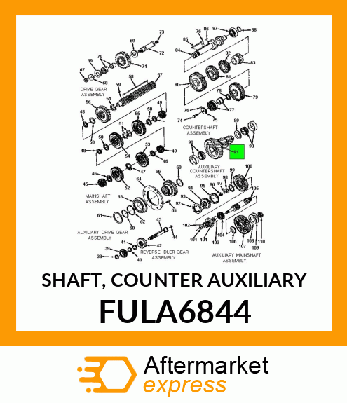 SHAFT, COUNTER AUXILIARY FULA6844