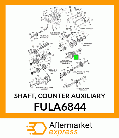 SHAFT, COUNTER AUXILIARY FULA6844