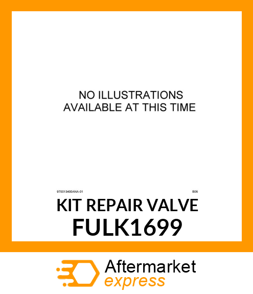 KIT REPAIR VALVE FULK1699