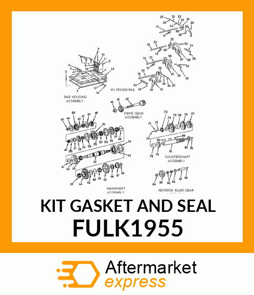 KIT GASKET AND SEAL FULK1955