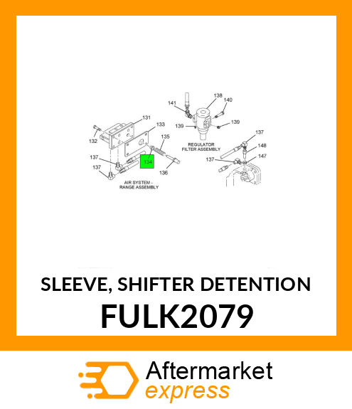 SLEEVE, SHIFTER DETENTION FULK2079