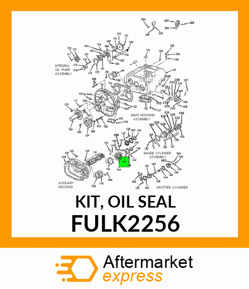 KIT, OIL SEAL FULK2256