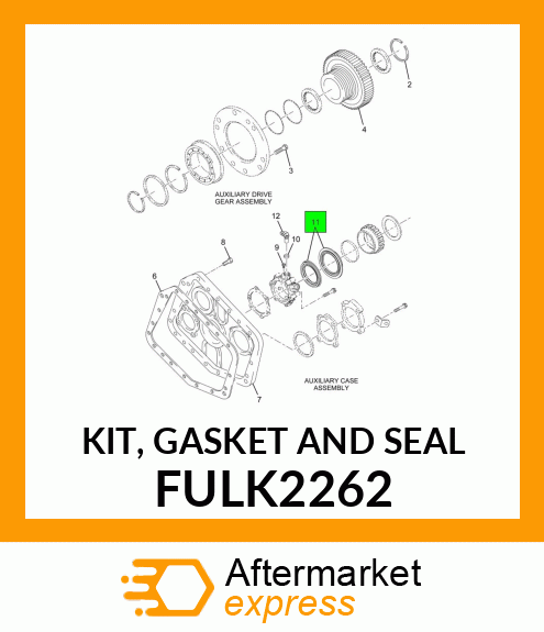 KIT, GASKET AND SEAL FULK2262