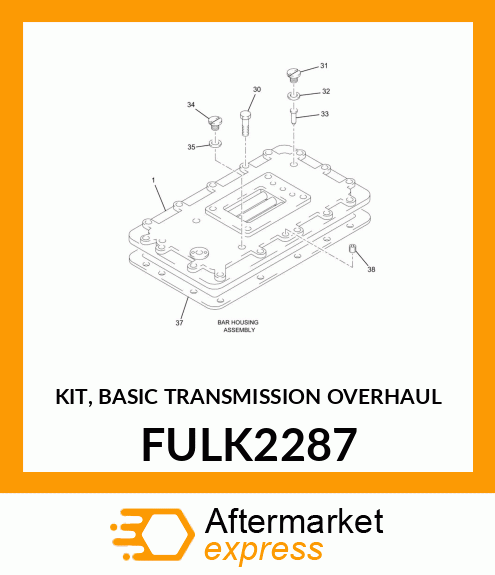 KIT, BASIC TRANSMISSION OVERHAUL FULK2287