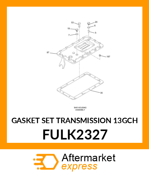 GASKET SET TRANSMISSION 13GCH FULK2327