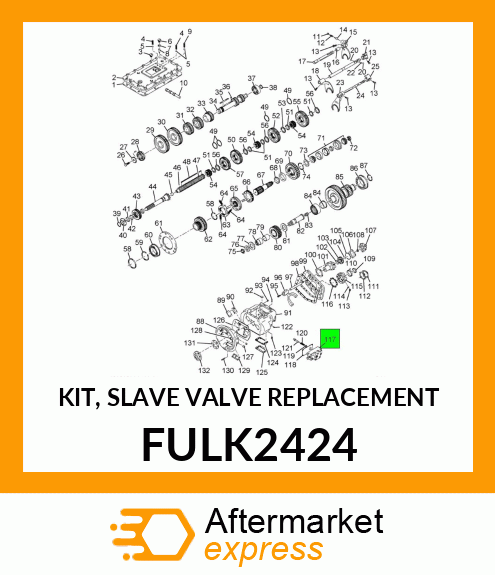 KIT, SLAVE VALVE REPLACEMENT FULK2424