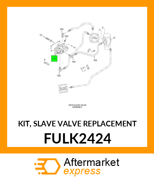 KIT, SLAVE VALVE REPLACEMENT FULK2424