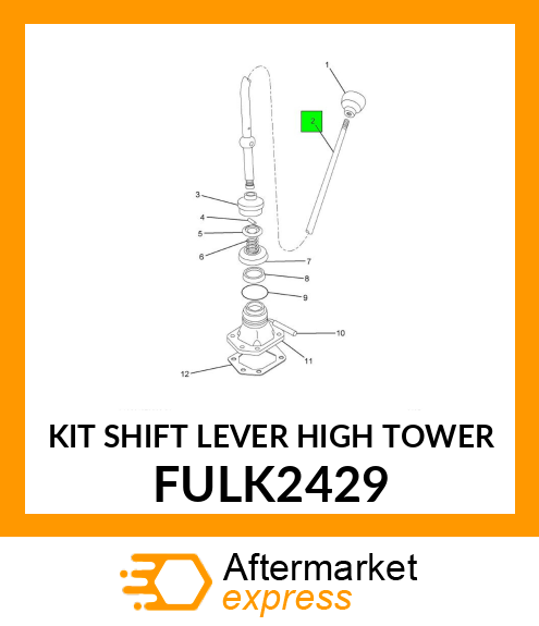 KIT SHIFT LEVER HIGH TOWER FULK2429