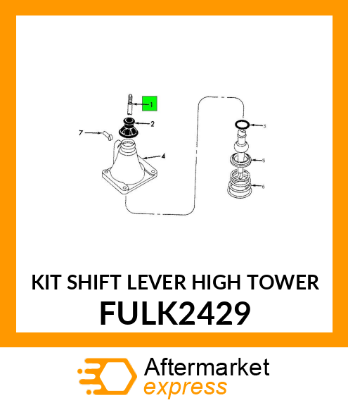 KIT SHIFT LEVER HIGH TOWER FULK2429