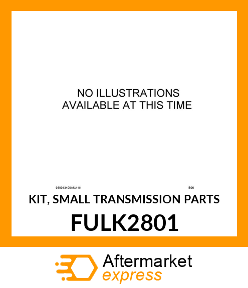 KIT, SMALL TRANSMISSION PARTS FULK2801