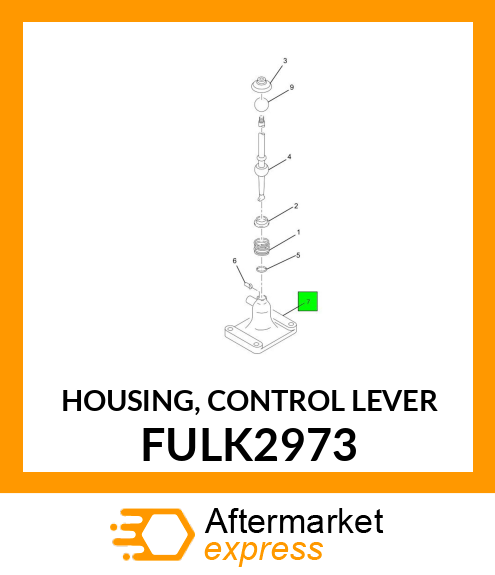 HOUSING, CONTROL LEVER FULK2973