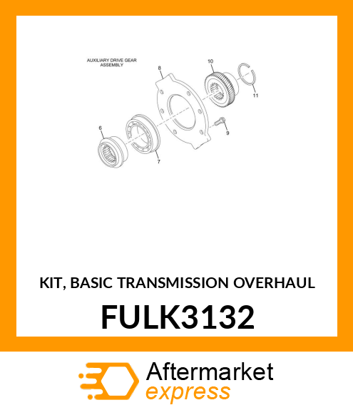 KIT, BASIC TRANSMISSION OVERHAUL FULK3132