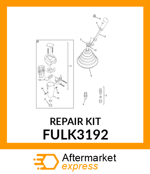 KIT, VALVE REPAIR FULK3192