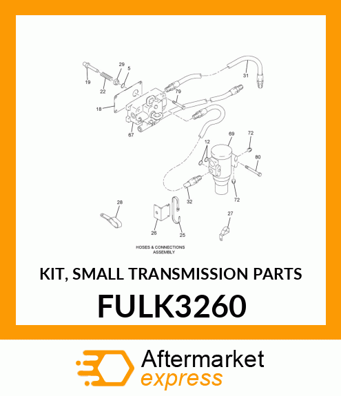 KIT, SMALL TRANSMISSION PARTS FULK3260