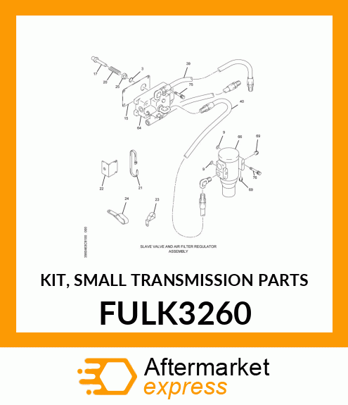KIT, SMALL TRANSMISSION PARTS FULK3260